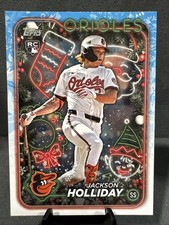 2024 Topps Holiday Jackson Holliday RC Baltimore Orioles Rookie Card #H50