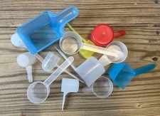 Huge Mixed Lot Scoops: Bulk Coffee Protein Formula Powder Kitchen Tools-Plastic