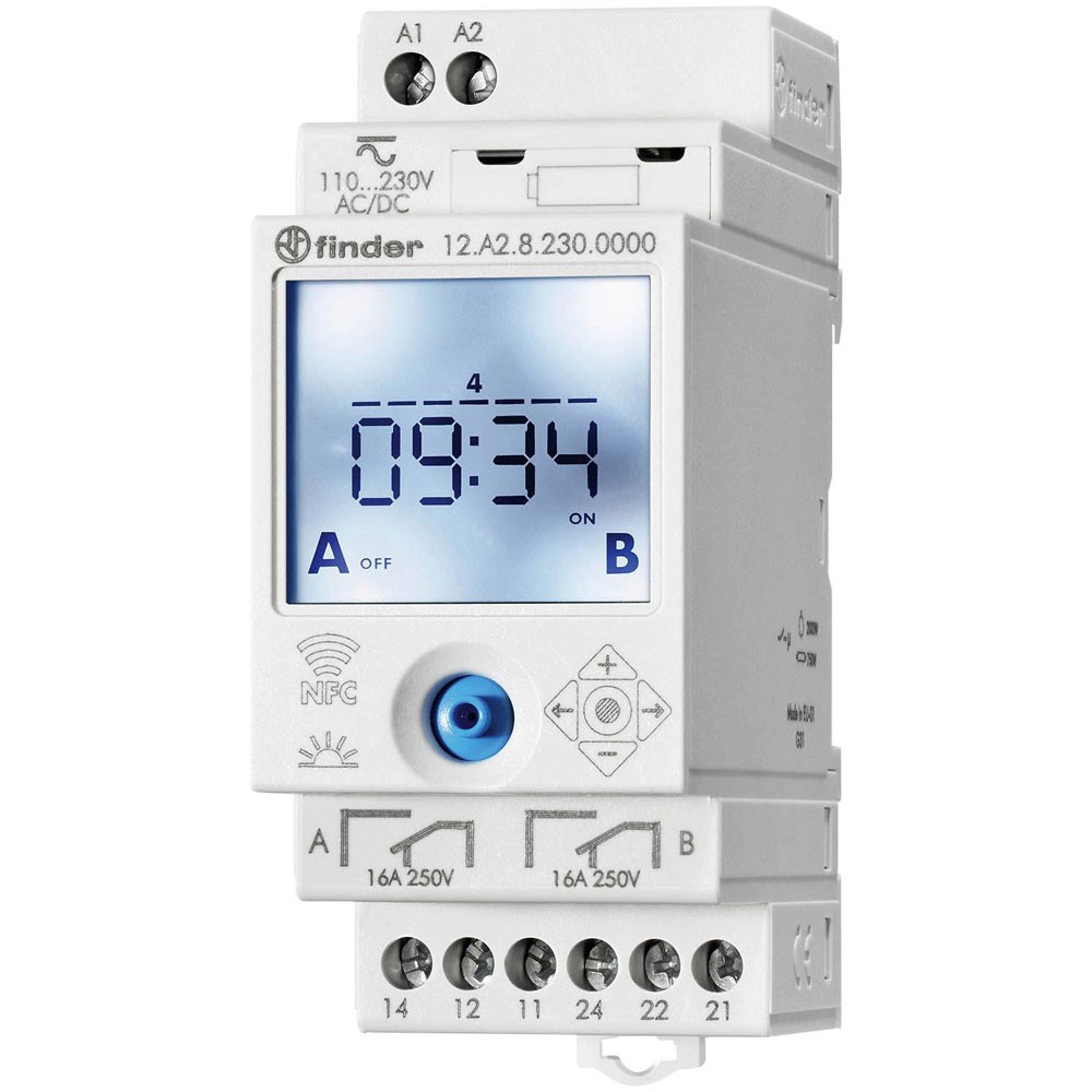 Finder timer astronomical DIN Rail mount 230 V AC