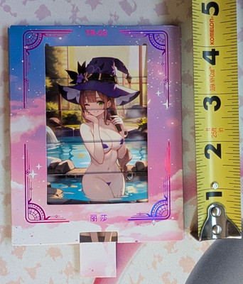 Lisa Genshin Impact Jumbo No Doubt to Getting Wet Goddess Story Waifu Pull Tab