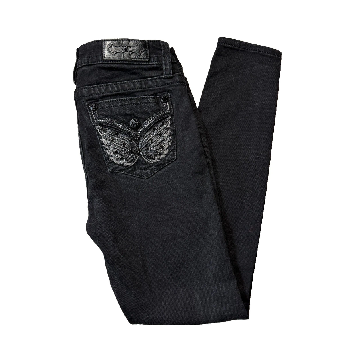 MISS ME ブラック スキニーデニム Miss Me Jeans Black for sale | eBay