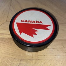 Ice Hockey Puck Official Canada Looks Unused