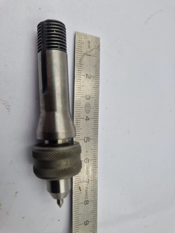 SCHAUBLIN   Gepy Pointe tournante SV70 douille  porte pointe tirée  W12 mm 2° - Photo 3/4