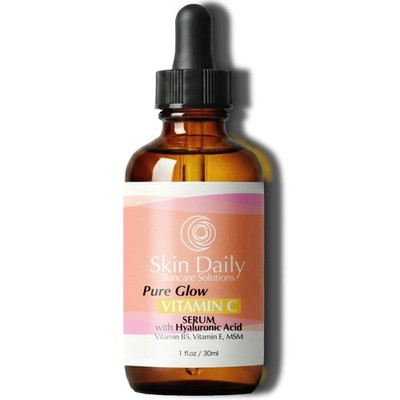Antioxidant Vitamin C Serum for Face- Infused with Electrolytes, Hyaluronic A...