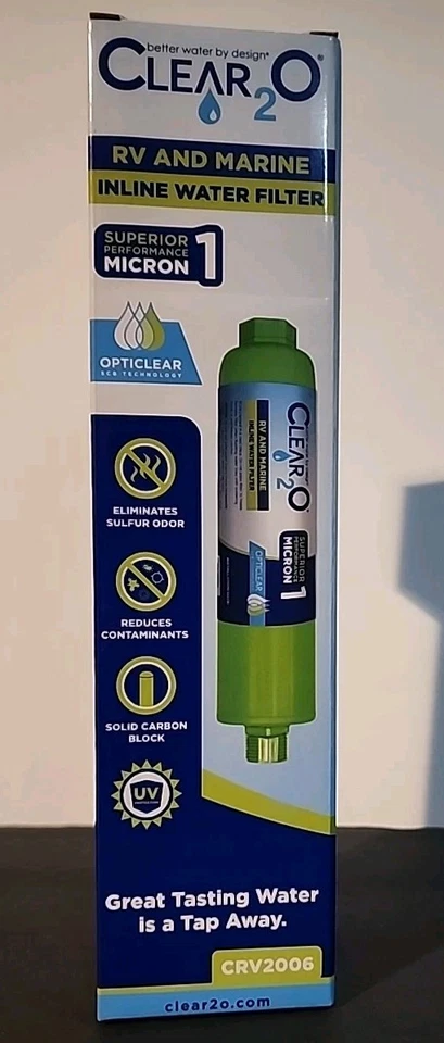 Clear2O CRV2006 RV and Marine Inline Water Filter NEW Superior Boat Opticlear - Image 3 of 4