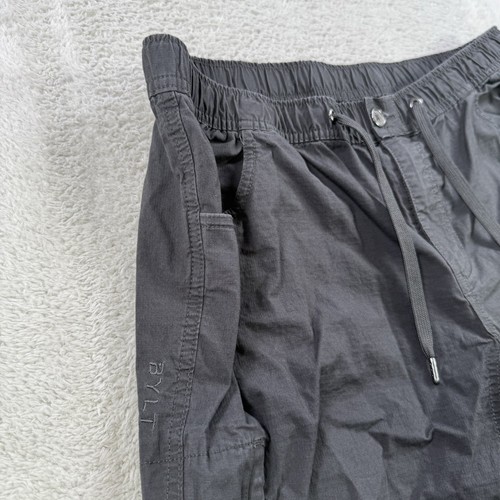 BYLT Pants Mens 2XL 34x34 Black Weekender Ripstop Jogger Drawstring Zip Pocket - Picture 4 of 13