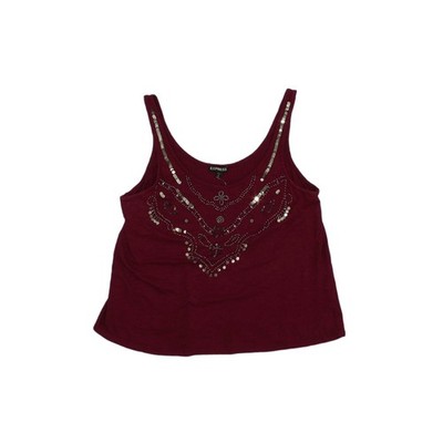 Express Damen Top M Lila 100% Baumwolle
