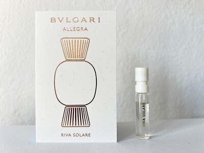 BVLGARI - Allegra Riva Solare EDP  Sample Size Vial Spray x 1 Pcs, 1.5ml