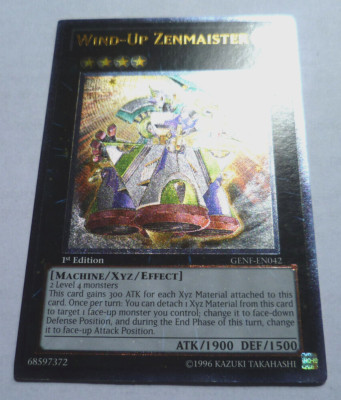 Carte Yu Gi Oh - WIND-UP ZENMAISTER - GENF-EN042 - ULTIMATE RARE | eBay