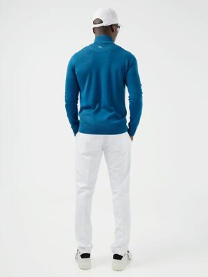 メンズウェア J.LINDEBERG Benga Regular Fit Golf Top M J Lindeberg Men's Kian Zipped Golf Sweater GMKW05761 O287 Blue