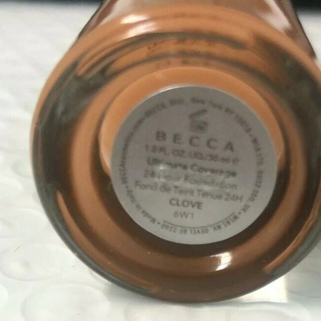Becca Ultimate Coverage 24-hour Foundation *Clove 6W1* 1.0 Oz New In Box - Image 2 of 3