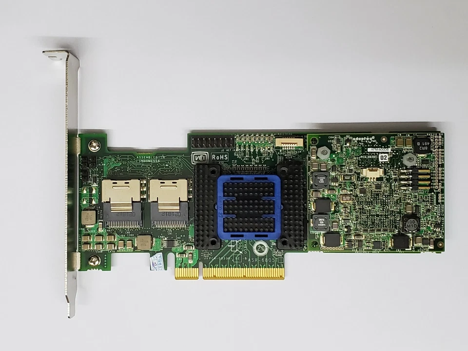 Adaptec Raid Controller ASR-6805T 8 Ports PCIE2 x8 512MB+2*8087 to 4 SATA - Bild 3 von 4