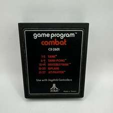 Atari CX-2601 Combat Game Program Cartridge. SOLD AS IS UNTESTED