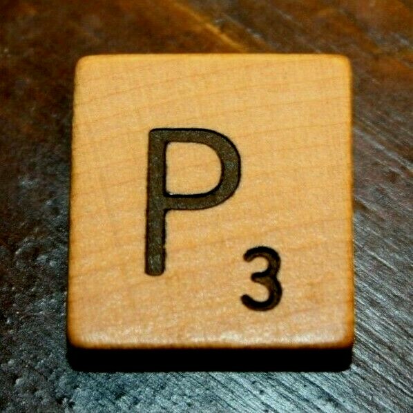 5 Scrabble Tiles The Letter "P" Free Shipping | eBay