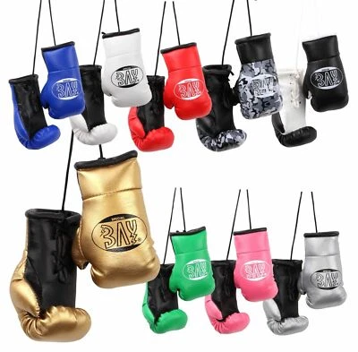 BAY® Mini-Boxhandschuhe NEU Boxing Glove Deko für Auto Tasche klein Geschenk