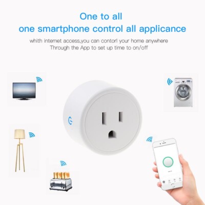 Smart Plug Compatible with Alexa, Google Assistant, IFTTT , Voice Control 2.4GHz