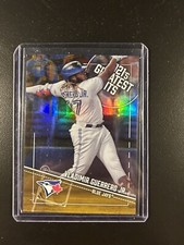2022 Topps Series 1 Vladimir Guerrero JR 2021 Greatest Hits gold 56/75 Blue Jays