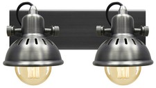 Vintage Adjustable Swivel Twin Spotlight Double Wall Light Ceiling Light