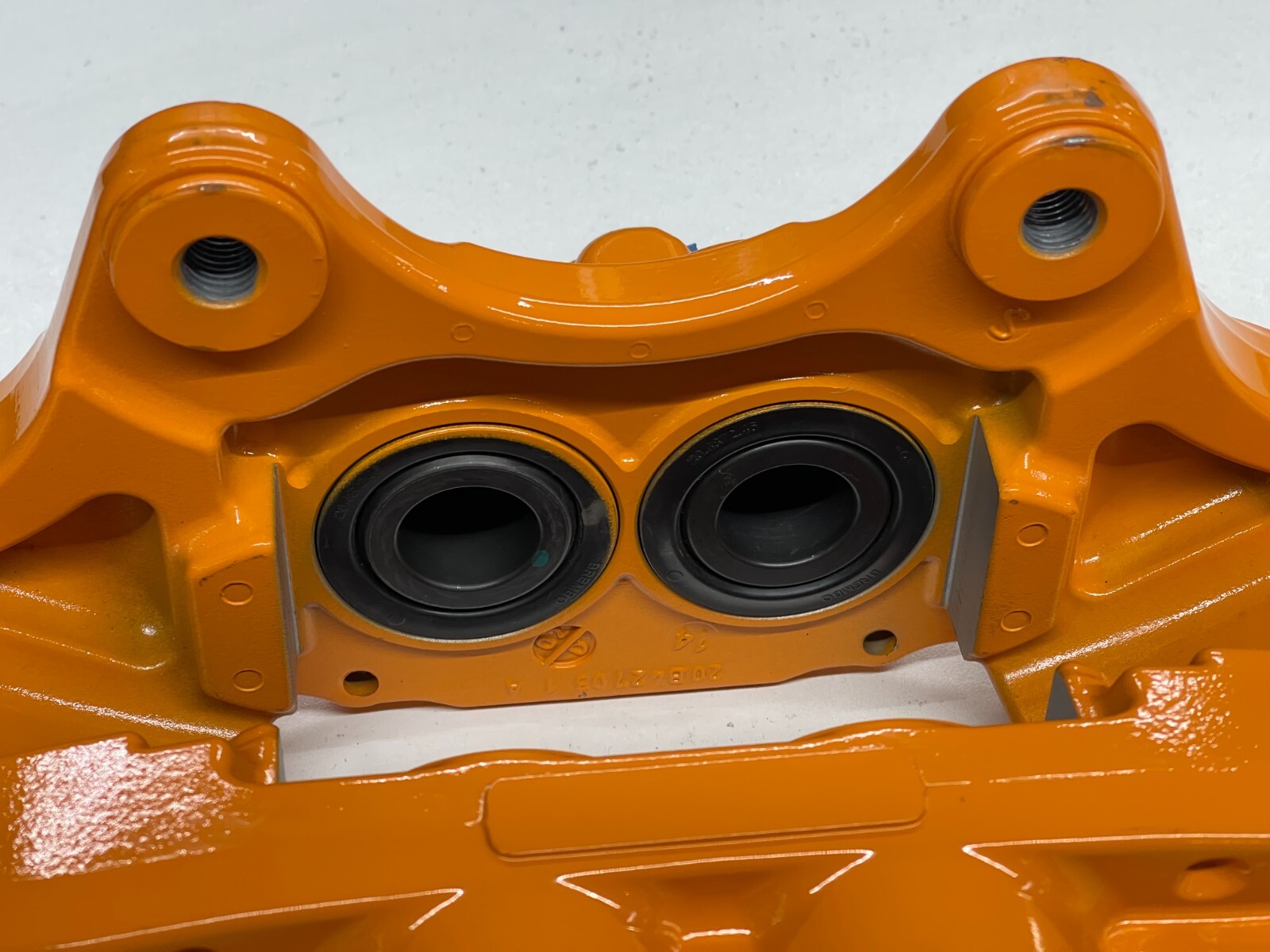 BMW ORANGE BRAKE CALIPER M SPORT ORANGE FRONT LEFT M PERFORMANCE 