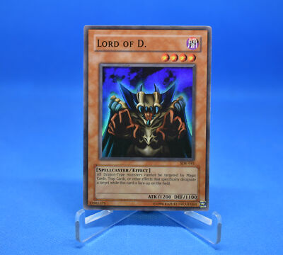 Yu-Gi-Oh! Lord of D. [SDK-041] Super Rare LP/MP Full Holo Bleed
