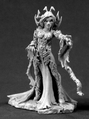 Reaper Miniatures Dark Heaven Bones Shaeress Dark Elf Queen RPR 77066