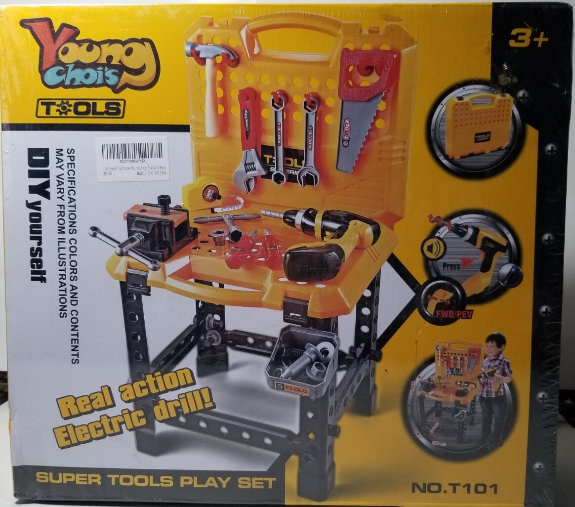 craftsman kid's toy workbench and tool set