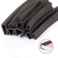 1mm-20mm Slot Edge Protection Frame Profile Rubber Edging Trim Seal U-profile