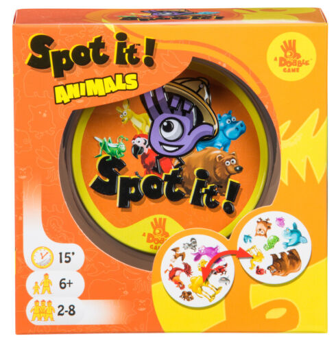 Spot It! Animals Card Game - Picture 1 of 3