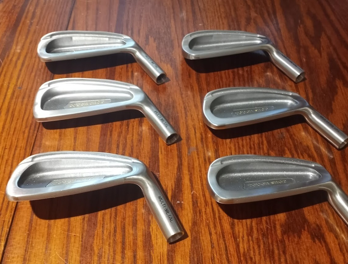 SIX new toshi Iron Golf Heads only Tough Shot #3,4,5,6,8,9 (49A)