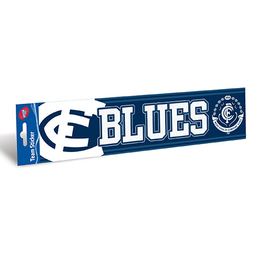 Geelong Cats AFL Team Logo Bumper Sticker 305mm x 75mm Car Man Cave Bar Gift - Picture 3 of 12