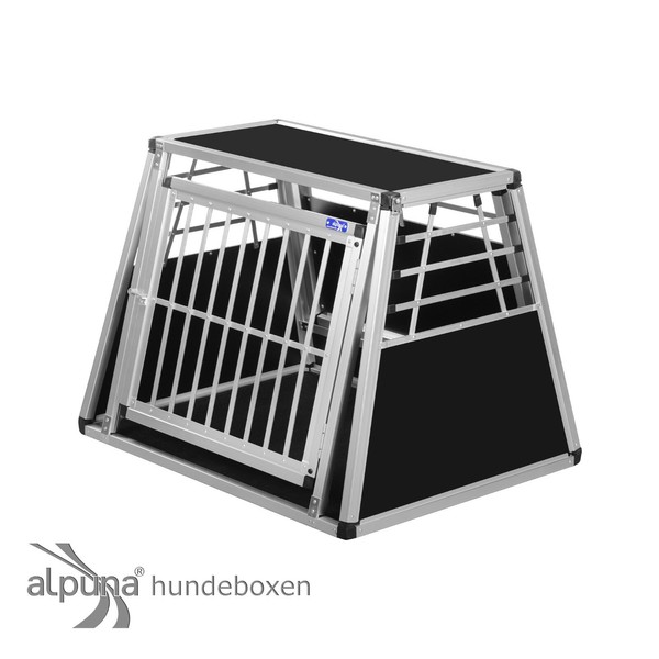N11 Hundetransportbox Gitterbox Aluminium Transportbox Hundebox Alubox Autobox-image