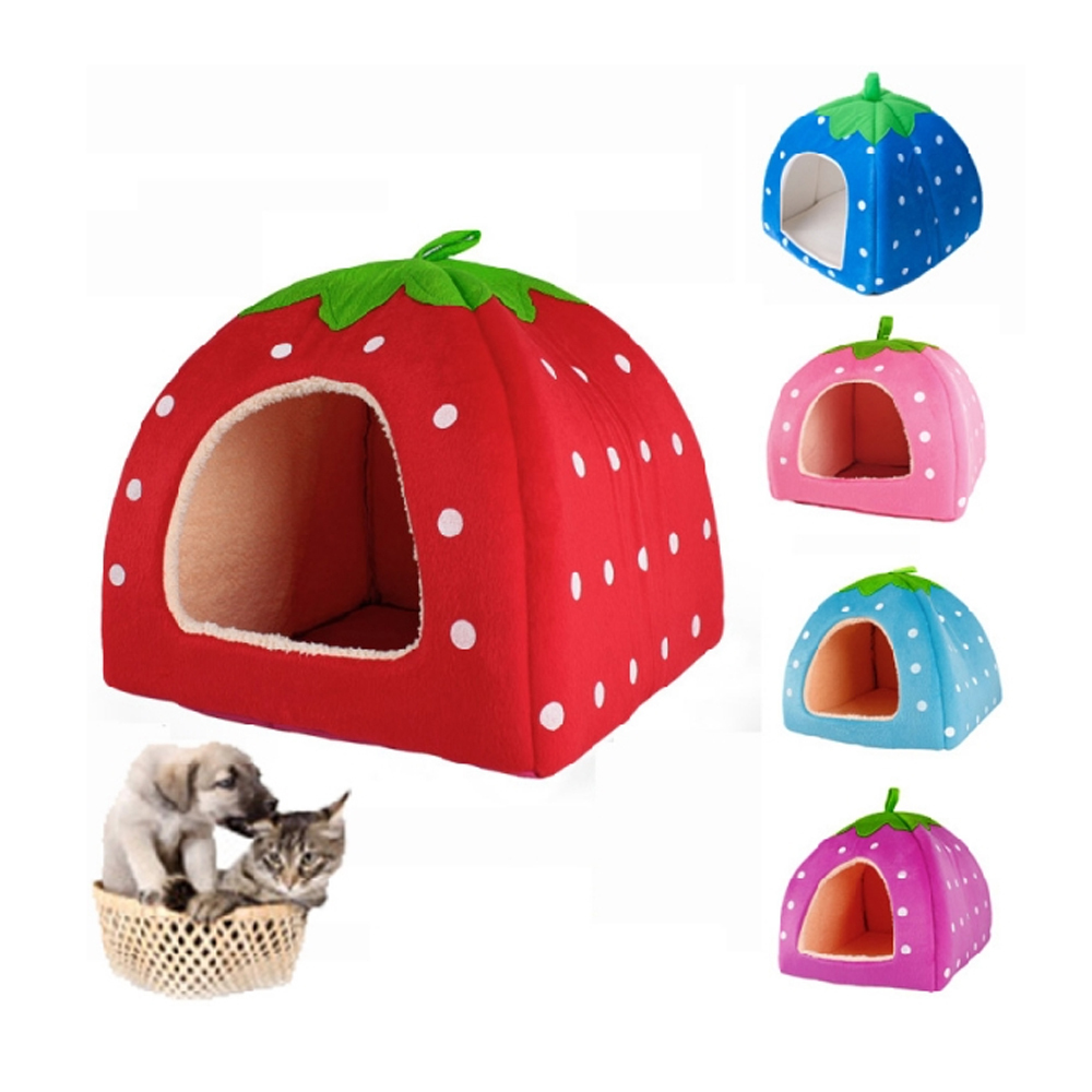 strawberry cat bed
