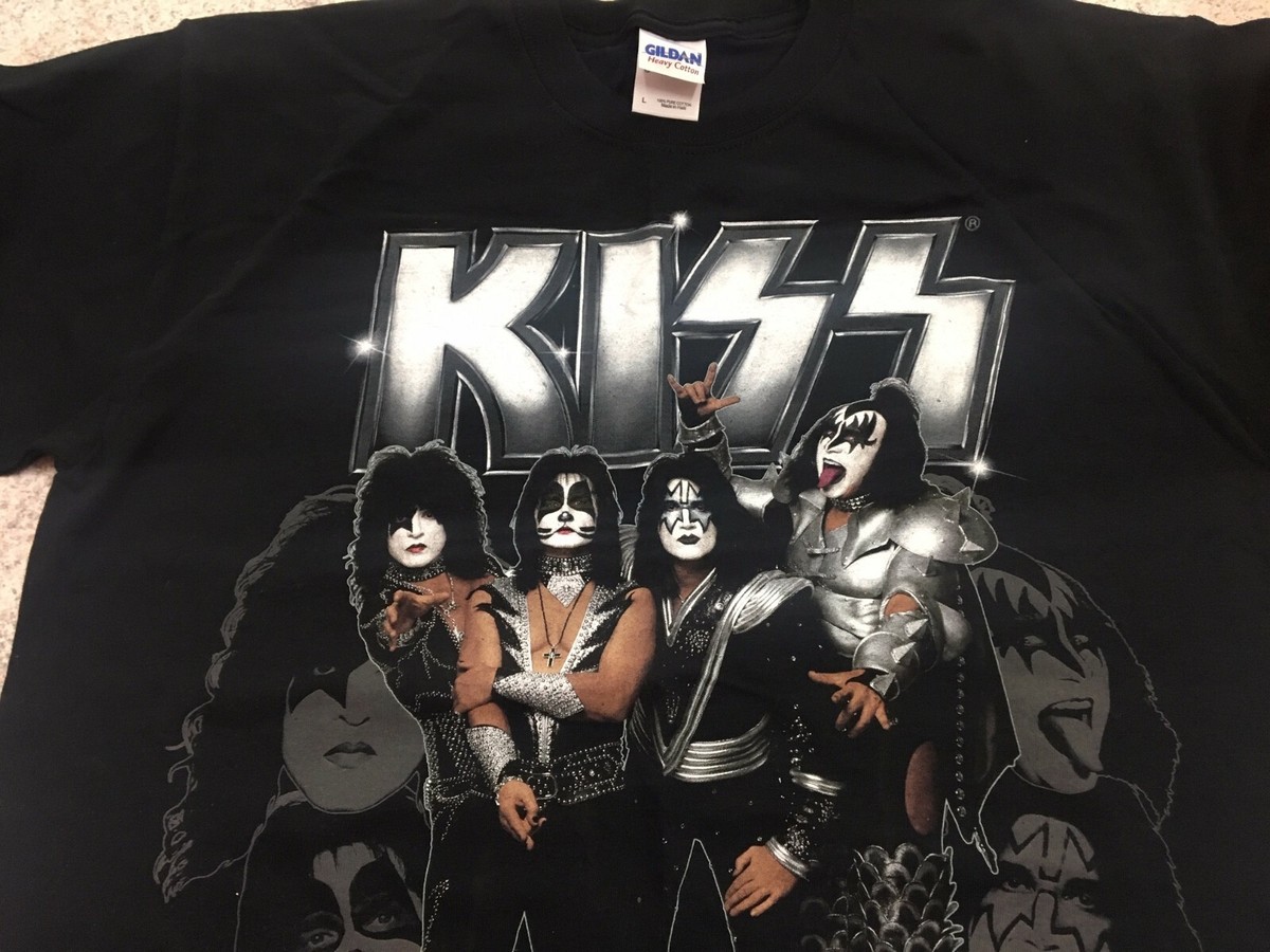 KISS バンドTシャツ L　ヴィンテージ 90s USA製 KISS バンドTシャツ 半袖 シングルステッチ alive
