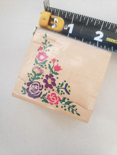 1994 Rubber Stampede Floral Corner Z482E rubber stamp