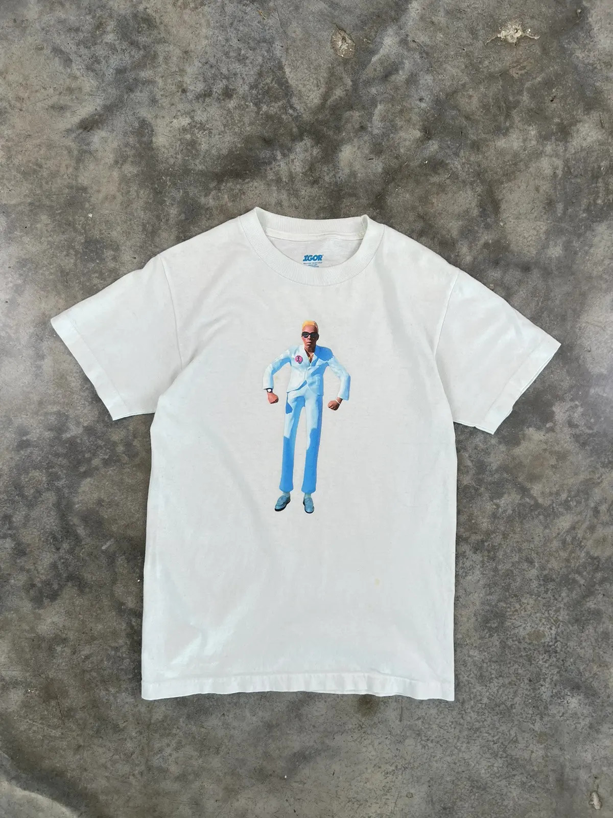 Golf Wang Igor Puppet Tee White Small - image 1
