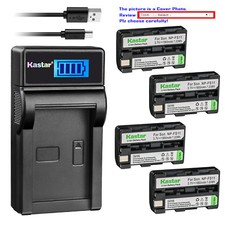 Kastar Battery LCD Charger for Sony NP-FS11 FS10 AC-VQ11  Sony DCR-PC5 Camera