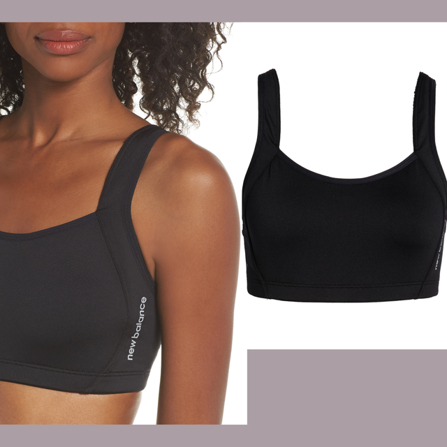 NWT New Balance Breakthrough High Impact Sports Bra in Black [SZ 34D US] #P304 | eBay