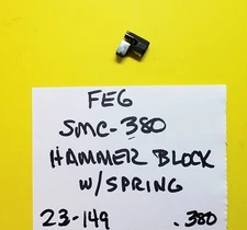 FEG SMC-380 in .380 ACP HAMMER BLOCK W/ SPRING Pistol Parts #23-149
