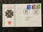 United Kingdom 1980 - Elizabeth II Wales FDC 21, 13 1/2, 15p stamps Dydd Cyhoedd