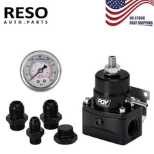 AN8 AN6 EFI Fuel Pressure Regulator With Adjustable Boost Gauge 8AN 6AN
