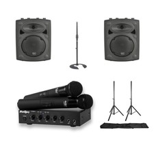 Madboy® U-remix 2 Bluetooth Mixer, 2 X Speaker & Wireless Karaoke Microphone Se