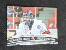 2023 Upper Deck UD Tim Hortons Legends KIM ST-PIERRE CR14 CHAMPIONSHIP RESUME