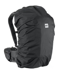 mec black backpack