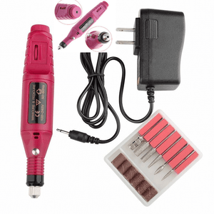 Nail-Art-Drill-File-Electric-Machine-Drills-6-Bits-UV-Gel-Remove-Polishing-Tool