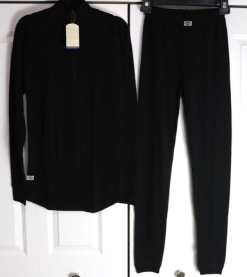 Boyt Woolmark Pure New Wool Merino Extrafine Baselayer Top & Bottom L Large Men