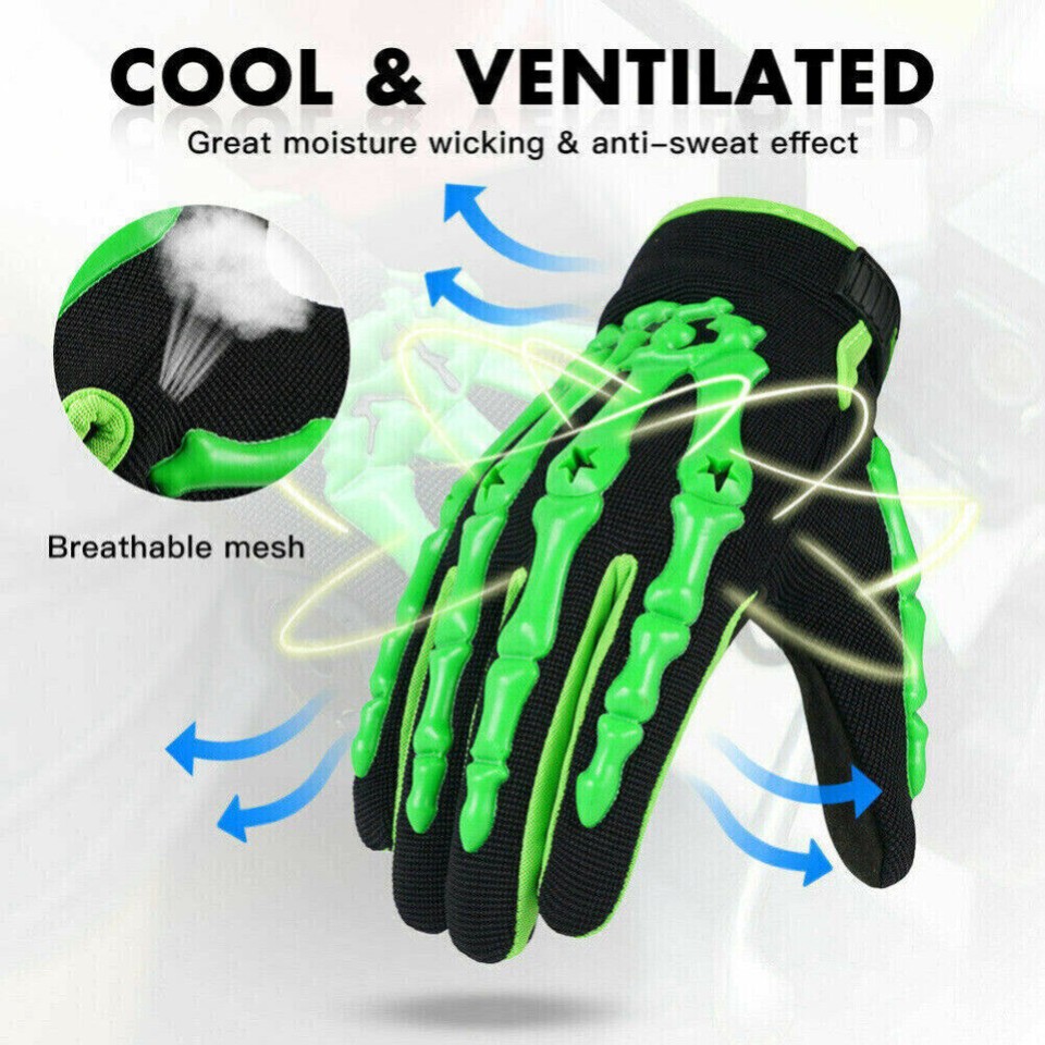 Zonkar Full Finger Bike Gloves For Men Women Bike Riding Gloves Touch Screen Hard Knuckle Gloves