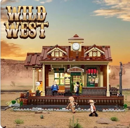  LEGO - Old West Train Station passt zu Western Cowboys Fort Legoredo  - Bild 2 von 9