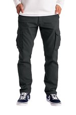 Mens Cargo Trousers Work Wear Combat Safety Cargo 6 Pocket Full Pants Size 32-44