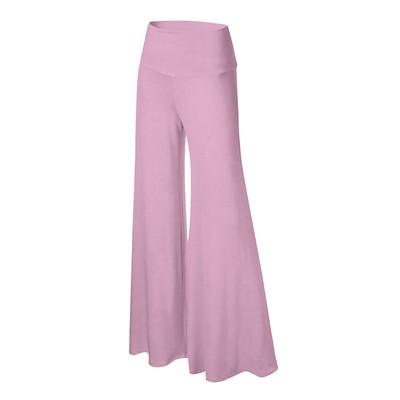 Women's High Waist Casual Wide Leg Palazzo Pants Solid Loose Work Office Pants