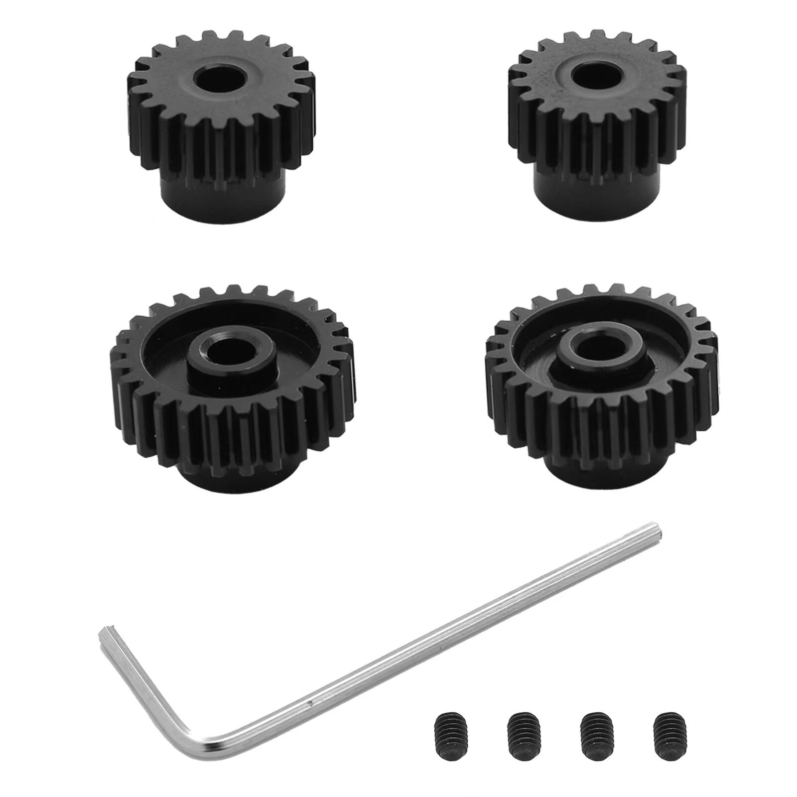 8T 19T 23T 24T Motor Gear Set for TAMIYA TT01 TT02 TB02 TA05 Grasshopper Wasp 1/10 RC Cars